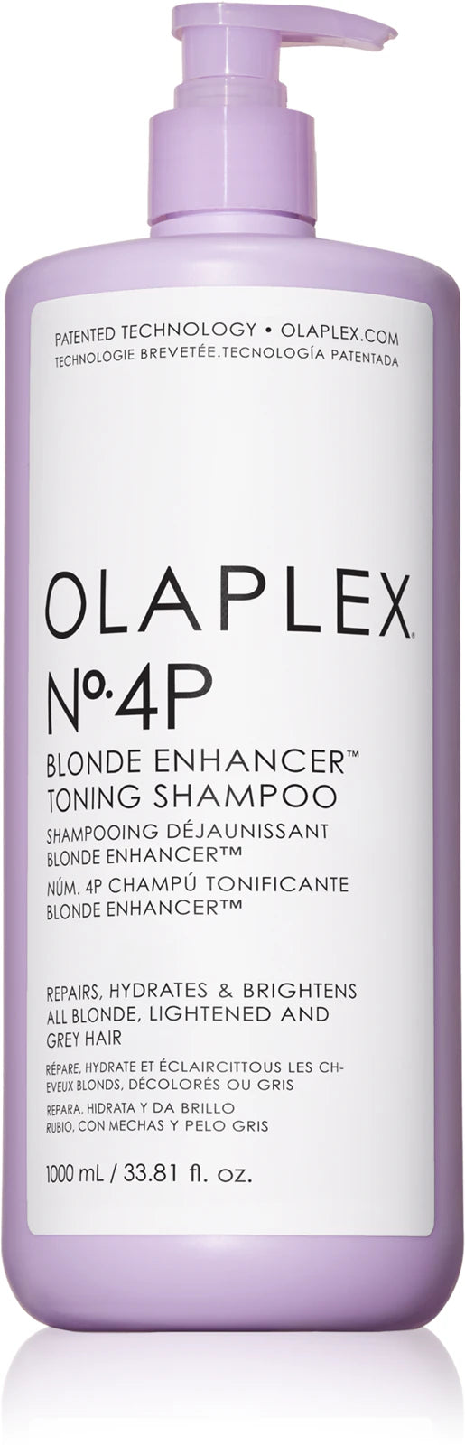 Olaplex N°4P Blonde Enhancer Shampooing Violet Déjaunissant