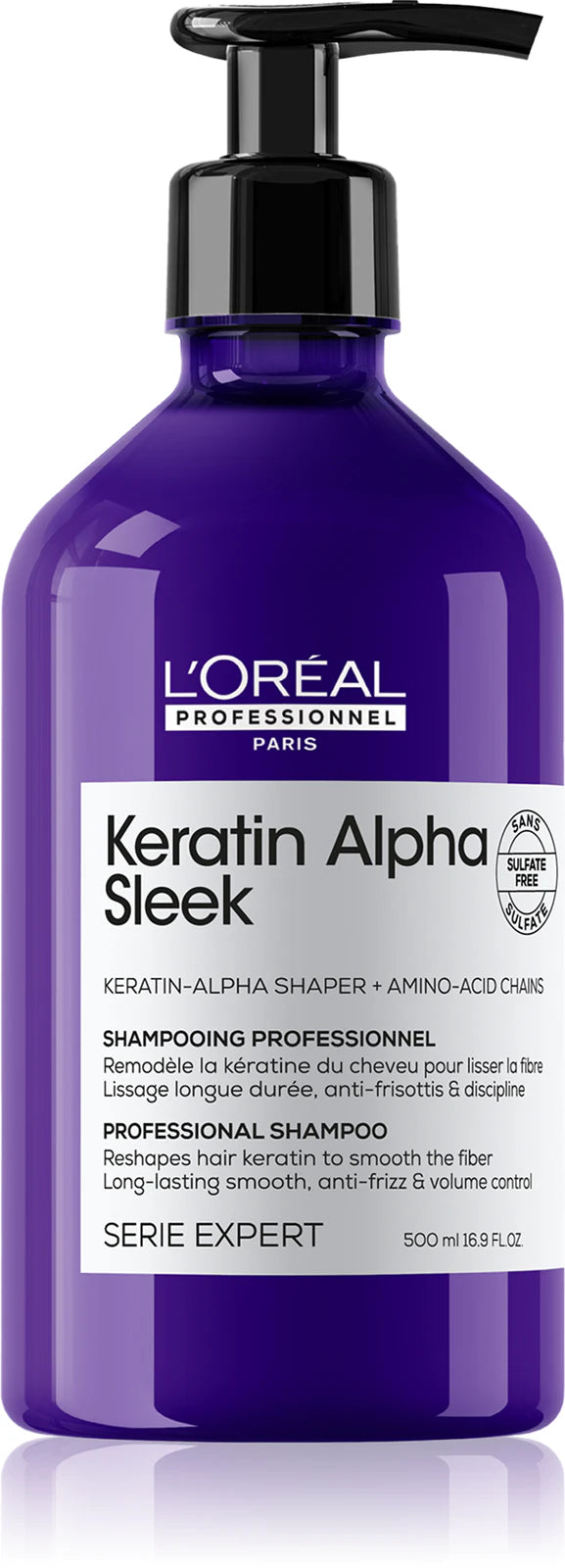 Shampooing Série Expert Keratin Alpha Sleek