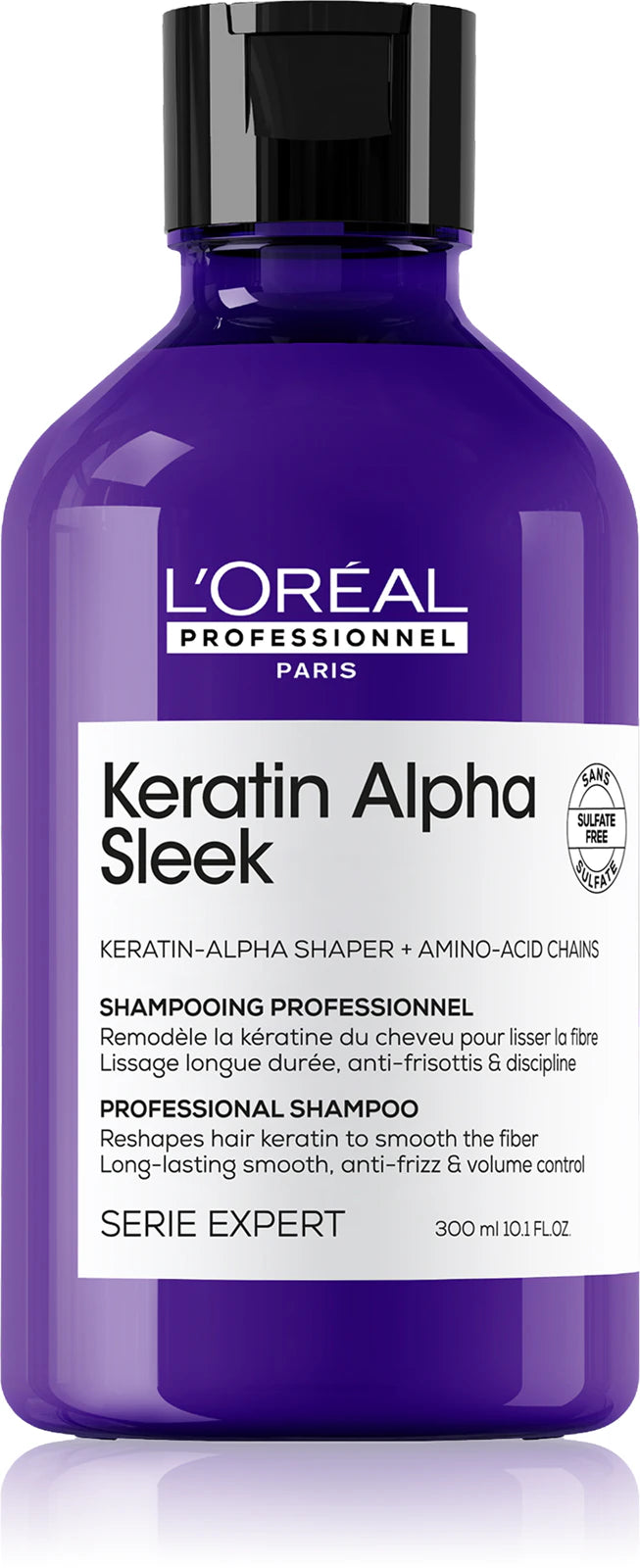 Shampooing Série Expert Keratin Alpha Sleek