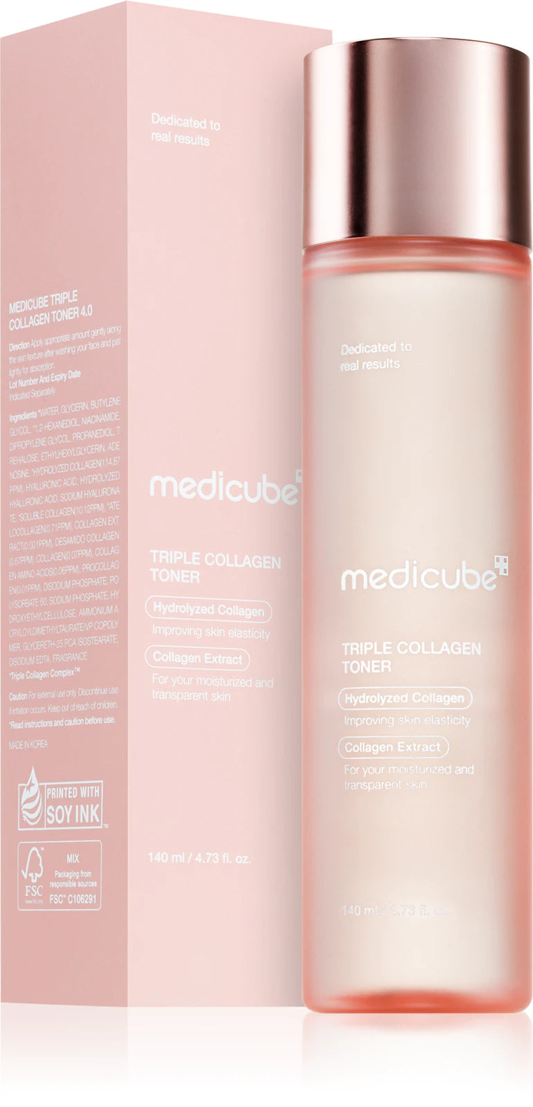 Toner triple collagène 140ml